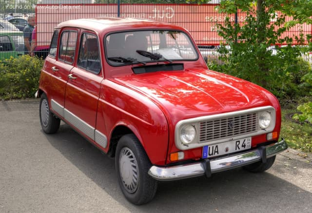 1983 Renault 4 0.8 (1123) (29 Hp)