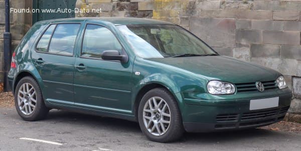 1999 Volkswagen Golf IV 2.3 VR5 (170 Hp) 4motion