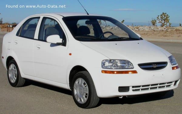 2004 Chevrolet Aveo Sedan 1.4 i (83 Hp)